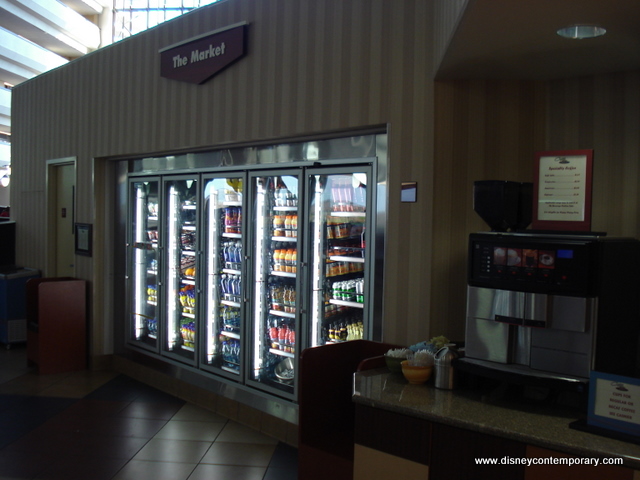 Hot drinks and grab and go items